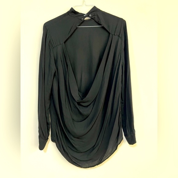 Young Fabulous and Broke Long Sleeve Open Back Shirt. Excellent Condition. Large - Picture 5 of 8